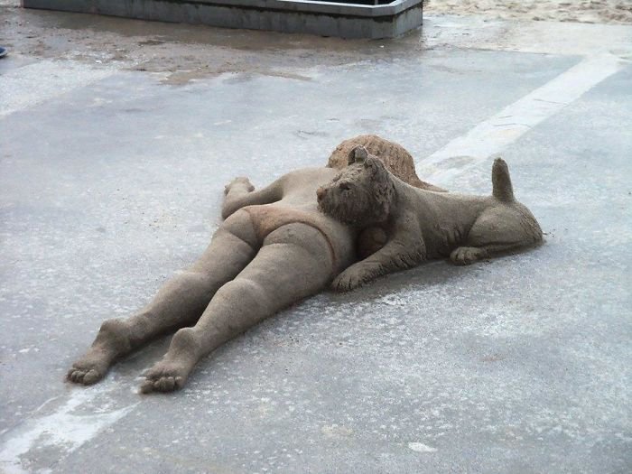 1750203675 742 Artista faz esculturas de areia hiper realistas que parecem estar vivas