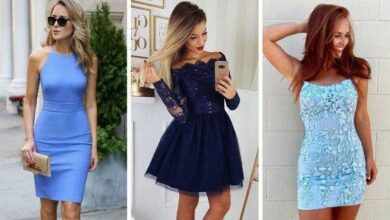 Vestido azul: 60 Modelos que vão do simples aos mais chiques