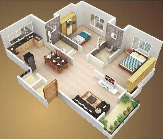 1750309033 369 Modelo de casa pequena Bau das DICAS Modelo-de-casa-pequena