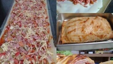 Rocambole de Massa de Pastel