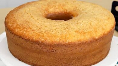 Bolo de trigo da vovó perfeito pra servir com um cafezinho!