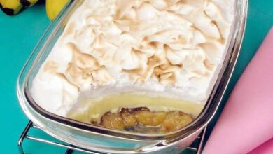 Torta de banana com suspiro – Natureza e sua Saúde