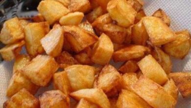 Batata frita na panela de pressão, super crocante e sequinha