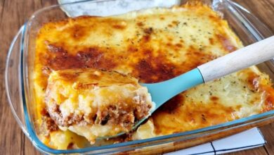 escondidinho de batata e carne moída q