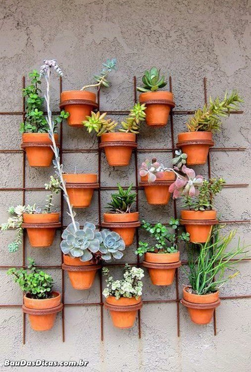 24 Ideias de jardins de parede criativas