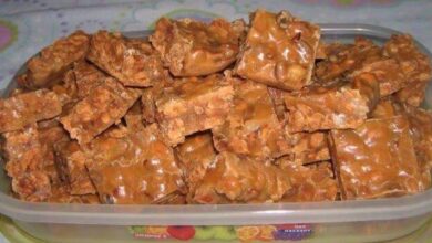 Pé-de-moleque com Leite Condensado