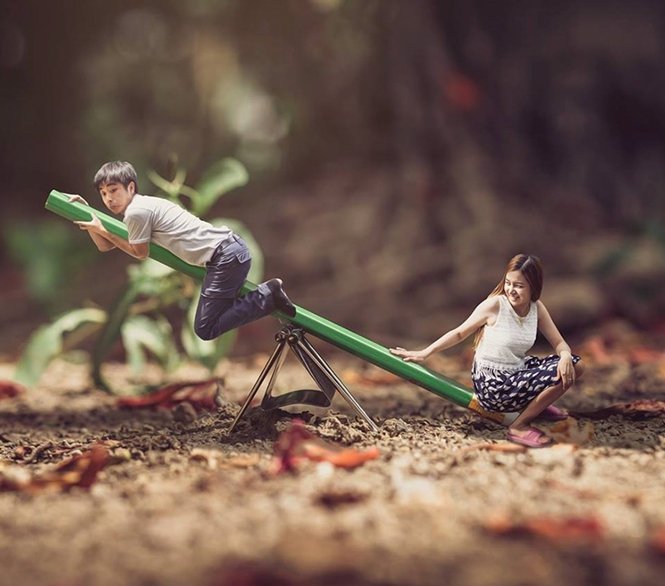 1750385047 882 Fotografo de casamento transforma casais em miniaturas Foto: Facebook