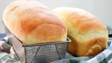 Pão com vinagre que cresce muito e fica bem fofinho