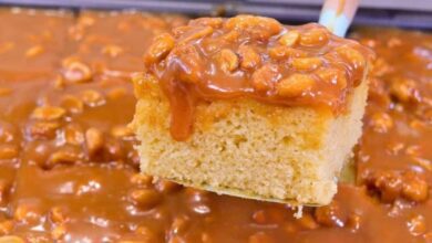 Receita de Bolo pé de moça