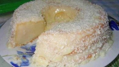 Receita de bolo com leite de coco