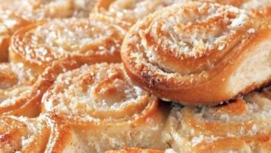 Pão doce com coco fácil