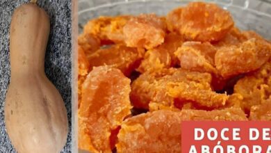 Doce de abóbora caseiro de corte com casquinha