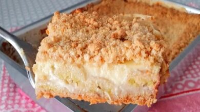 Torta de Banana Farofa Pronta em 50 Minutos