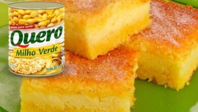 Bolo de milho com milho de latinha simples e prático perfeito para o café ou lanche