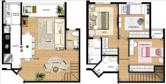 Planta de sobrado pequeno gratis