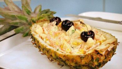 Receita de salpicão com abacaxi