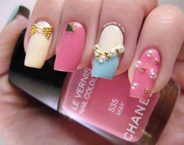 80 fotos de Unhas Bonitas decoradas em cor de rosa