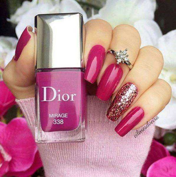 80 fotos de Unhas Bonitas decoradas em cor de rosa