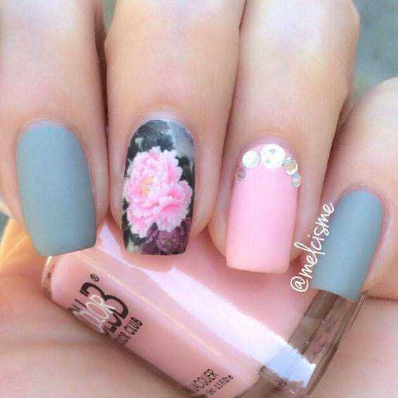 80 fotos de Unhas Bonitas decoradas em cor de rosa