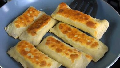 Lanchinhos de frigideira com apenas 3 ingredientes muito saborosos e fáceis de fazer