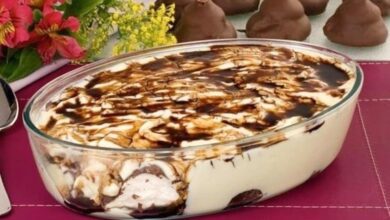 sobremesa gelada de travessa