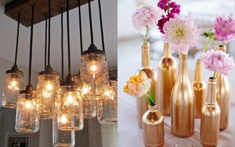 15 Ideias De Decoração Com Reciclagem Fáceis | Bau Das DICAS