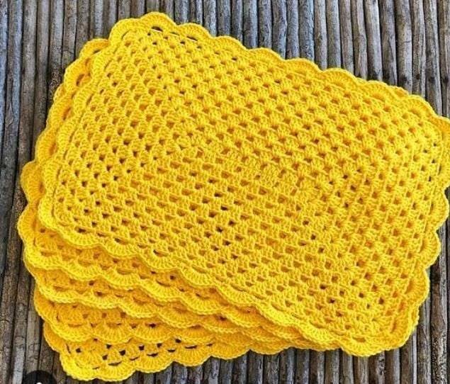 1750437562 714 como fazer jogo americano de croche jogo de americano amarelo