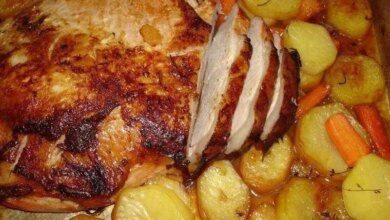 Como Fazer Pernil Assado com Batatas