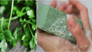 Como fazer um sabonete de salsa para eliminar manchas na pele