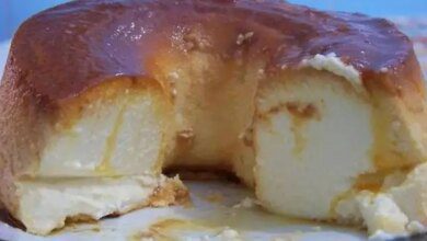 Pudim de requeijão com 5 ingredientes