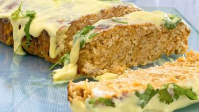 Bolo de frango diferente e delicioso para o lanche