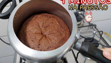 Bolo na Panela de pressão fofinho