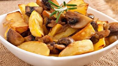 Receita de caçarola de carne com batata e pimenta