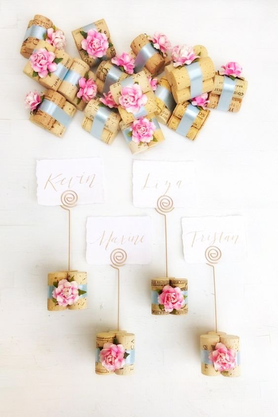 Lembrancinhas de casamento com rolha