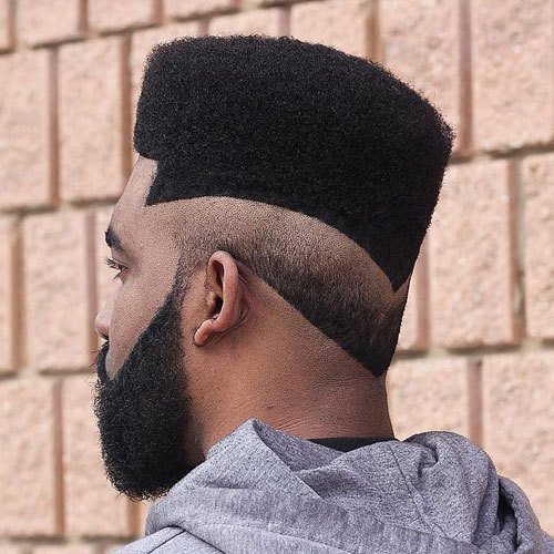 Os 60 melhores penteados e cortes de cabelo para homens negros 2023 30 Flat Top e Reverse Fade