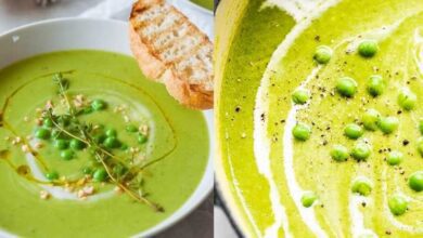 Receita de Caldo de Ervilha com Queijo