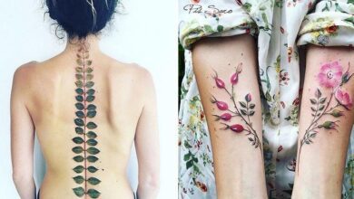 12 Tatuagens delicas que foram inspiradas na mudança das estações