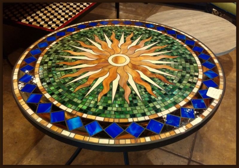 Dicas de Artesanato para Mesa de Mosaico Dicas de Artesanato para Mesa de Mosaico