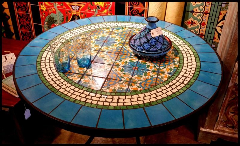 Dicas de Artesanato para Mesa de Mosaico Dicas de Artesanato para Mesa de Mosaico