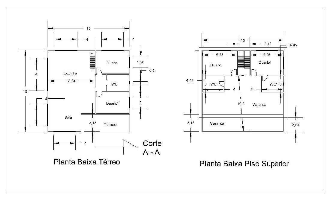 10 modelos de plantas de casa Grátis
