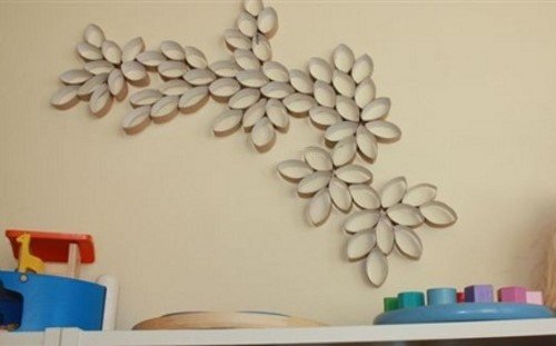 decoração com reciclagem para parede