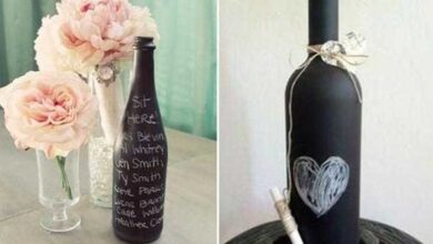 Dicas de artesanato com garrafas de vidro