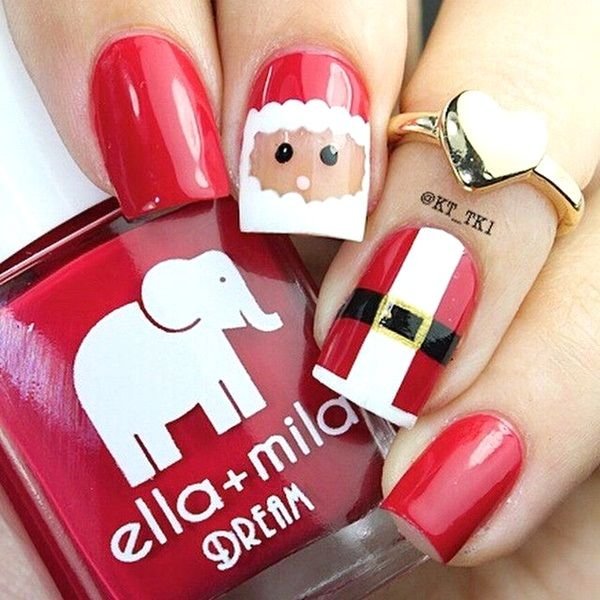 Unhas Decoradas para o Natal Unhas Decoradas para o Natal