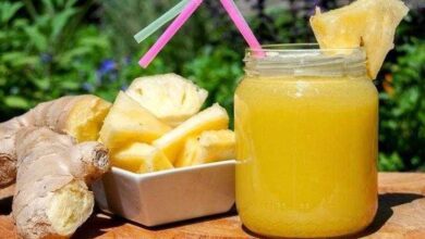 Suco de abacaxi e gengibre para acelerar o metabolismo