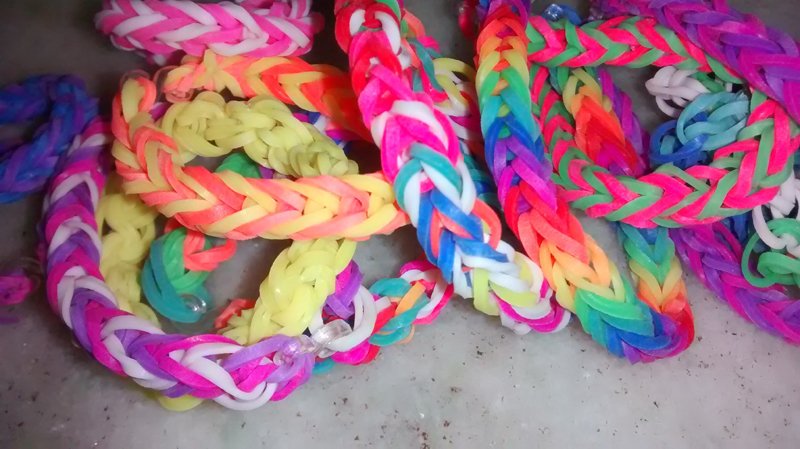 pulseiras trançados