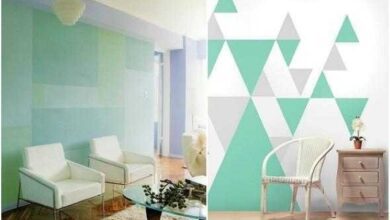 Como fazer estampas geométricas nas paredes