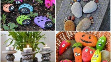 14 Artesanatos com Pedras para Fazer em Casa