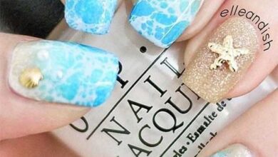 Lindas unhas inspiradas no mar