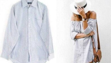 Como transformar camisa masculina em vestido ombro a ombro