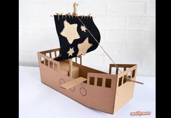 Dicas de Artesanatos com Caixas de Papelão Dicas de Artesanatos com Caixas de Papelão